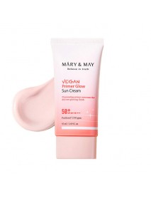 [MARY & MAY] Vegan Primer Glow Sun Cream - 50ml (SPF50+ PA++++)