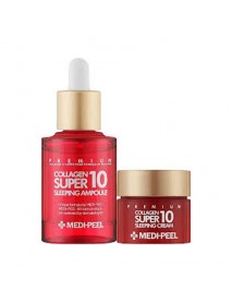 [MEDIPEEL+] Collagen Super 10 Sleeping Care Set - 1Pack (2items)