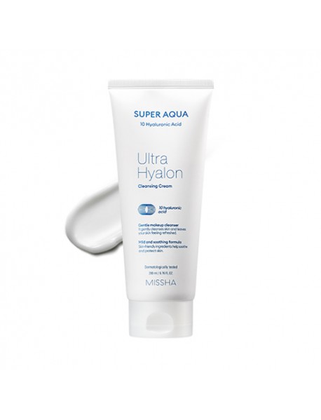 [MISSHA_50% Sale] Super Aqua Ultra Hyalron Cleansing Cream - 200ml