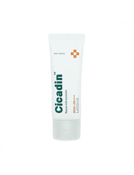 [MISSHA] Cicadin Rescue Mild Sunscreen - 40ml (SPF50+ PA++++)