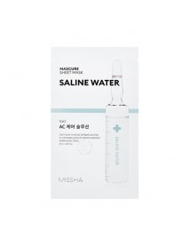 [MISSHA] Mascure Solution Sheet Mask - 10pcs #Saline Water