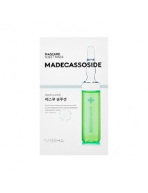 [MISSHA] Mascure Solution Sheet Mask - 10pcs #Madecassoside