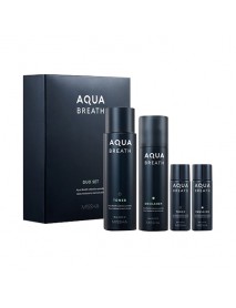 [MISSHA] For Men Aqua Breath Duo Set - 1Pack (4items)
