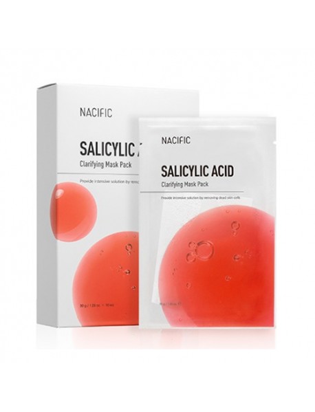 (NACIFIC) Salicylic Acid Clarifying Mask Pack - 1Pack (30g x 10ea)