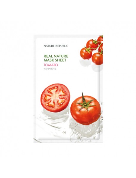 [NATURE REPUBLIC] Real Nature Mask Sheet - 10pcs (23ml x 10pcs) #Tomato