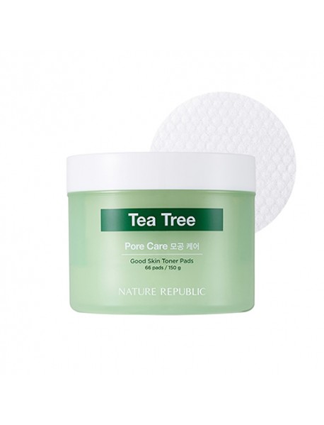 [NATURE REPUBLIC] Good Skin Toner Pads - 160g (66pads) #Tea Tree