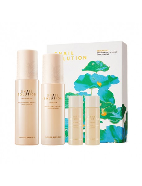[NATURE REPUBLIC] Snail Solution Skin Care Set - 1Pack (4items)