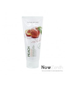 [NATURE REPUBLIC_50% Sale] Fresh Herb Peach Cleansing Foam - 170ml