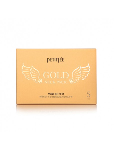 [PETITFEE] Gold Neck Pack - 1Pack(5pcs)