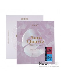 [PETITFEE] Aura Quartz Hydrogel Face Mask Crystal Rose - 1Pack (30g x 5pcs)