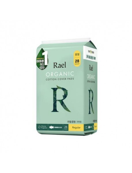 (RAEL) Organic Cotton Cover Pads Regular - 1Pack (28P)