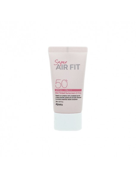 [APIEU_SP_$1] Super Air Fit Mild Tinted Sunscreen Tester - 2ea (20ml x 2ea) #01 Pink (EXP : 2023. Mar. 19)