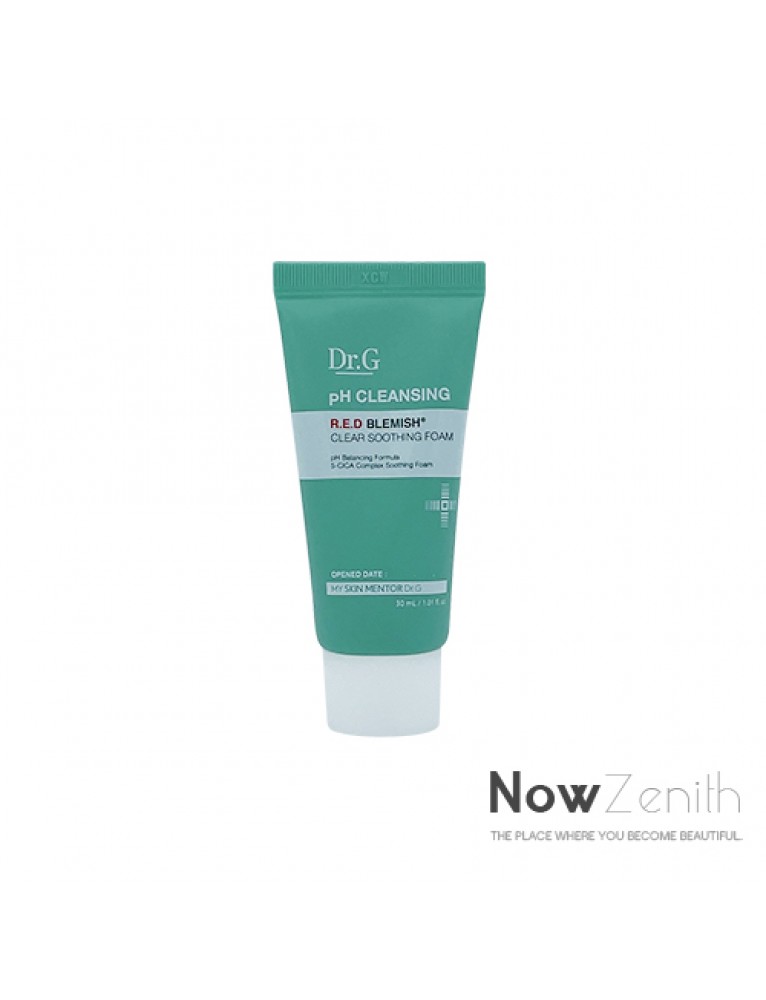 Cleansing : [DR.G SP] pH Cleansing R.E.D Blemish Clear Soothing Foam ...