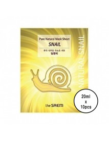 [THE SAEM_SP] Pure Natural Mask Sheet Testers - 10pcs #Snail