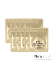 [THE SAEM_SP] Snail Essential EX Wrinkle Solution Cream Testers - 10pcs (1.5ml x 10pcs)
