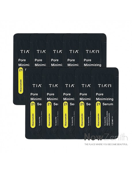 [TIAM_SP] Pore Minimizing 21 Serum Testers - 10pcs (1.2ml x 10pcs)
