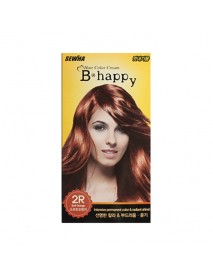 [SEWHA] B Happy Hair Color Cream - 120ml #2R Soft Orange