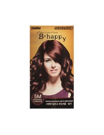 [SEWHA] B Happy Hair Color Cream - 120ml #5M Dark Red Brown