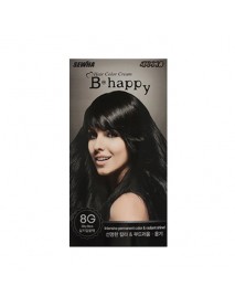 [SEWHA] B Happy Hair Color Cream - 120ml #8G Silky Black