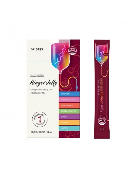 (SKINFACTORY) DR. SF23 Inner Skin Ringer Jelly Collagen Inner Beauty Care - 1Pack (20g x 14pcs)