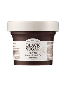 (SKINFOOD) Black Sugar Perfect Essential Scrub 2X - 210g