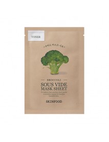 (SKINFOOD) Sous Vide Mask Sheet - 10pcs (18g x 10pcs) #Broccoli