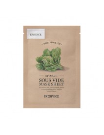 (SKINFOOD) Sous Vide Mask Sheet - 10pcs (22g x 10pcs) #Spinach
