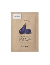 (SKINFOOD) Sous Vide Mask Sheet - 10pcs (22g x 10pcs) #Eggplant