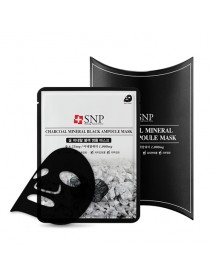 [SNP] Charcoal Mineral Black Ampoule Mask - 1pack(10pcs)