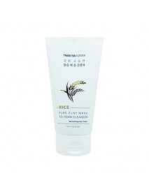 (THANK YOU FARMER) Rice Pure Clay Mask To Foam Cleanser - 150ml