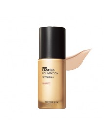 [THE FACE SHOP] Ink Lasting Foundation - 30ml (SPF30 PA++) #N201 Apricot Beige