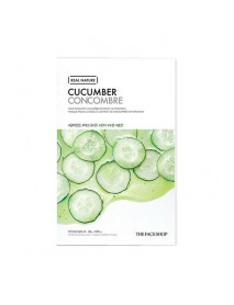 [THE FACE SHOP] Real Nature Cucumber Face Mask - 10EA