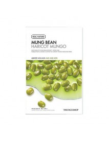 [THE FACE SHOP] Real Nature Mung Bean Face Mask - 10EA