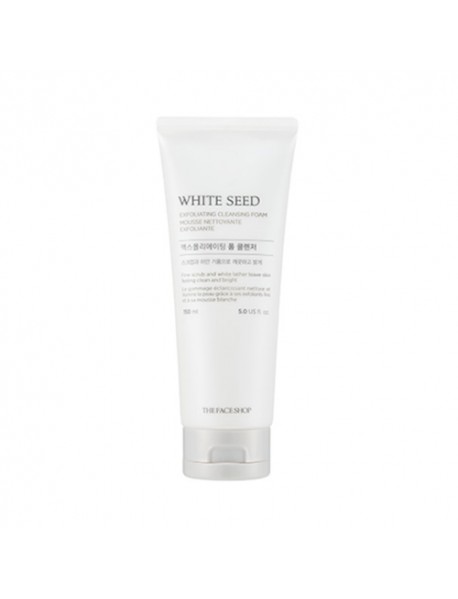 [THE FACE SHOP] White Seed Exfoliating Foam Cleanser - 150ml