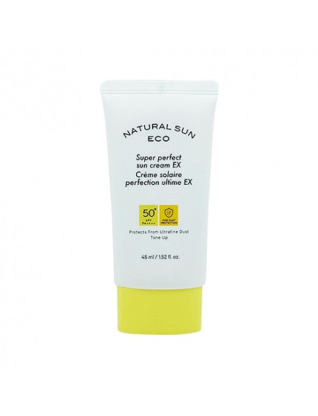 [THE FACE SHOP] Natural Sun Eco Super Perfect Sun Cream EX - 45ml (SPF50+ PA++++)
