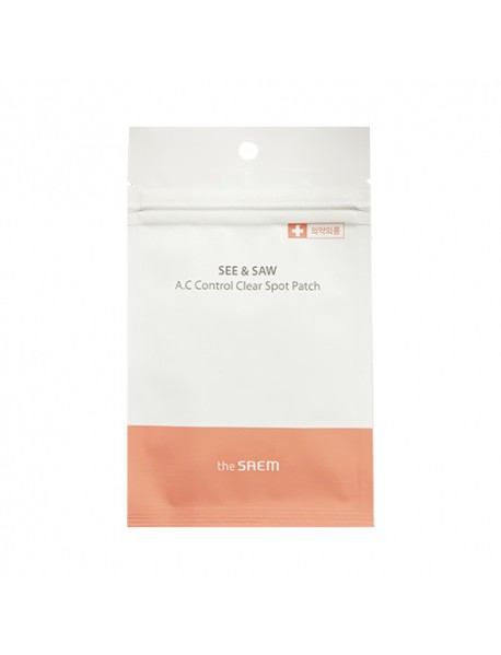 [THE SAEM] See & Saw A.C Control Clear Spot Patch - 1Pack (24Patch)