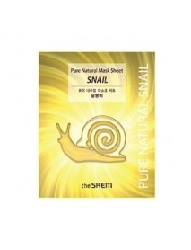 [THE SAEM] Pure Natural Mask Sheet - 1pcs #Snail