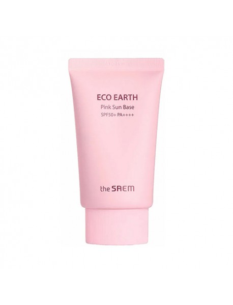 [THE SAEM] Eco Earth Pink Sun Base - 50g (SPF50+ PA++++)