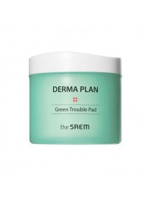 [THE SAEM] Derma Plan Green Trouble Pad - 130ml (70pads)