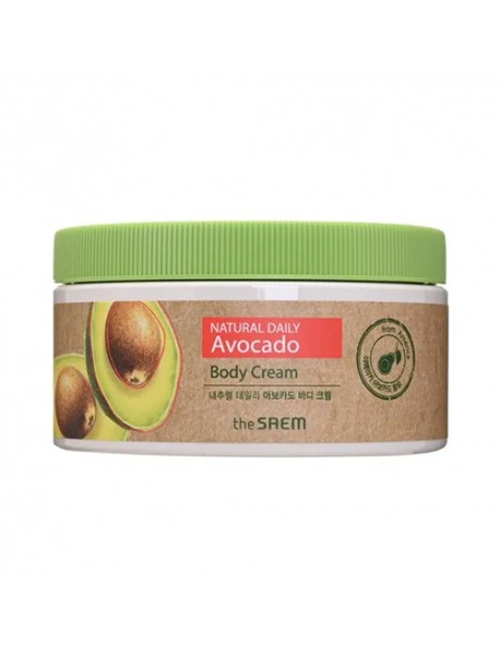 [THE SAEM] Natural Daily Avocado Body Cream - 300ml