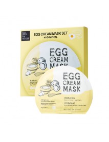 (TOO COOL FOR SCHOOL) Egg Cream Mask - 1Pack (5pcs) #Hydration