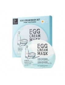 [TOO COOL FOR SCHOOL] Egg Cream Mask - 1Pack (5pcs) #Pore Tightening